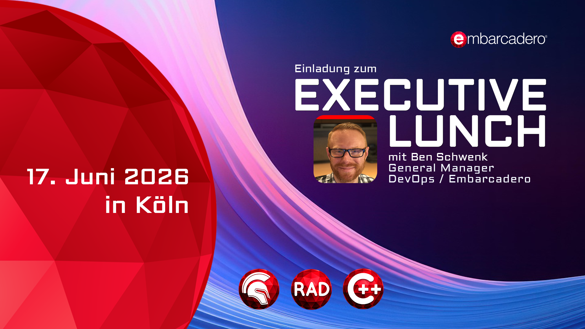 Embarcadero Executive Lunch mit Ben Schwenk